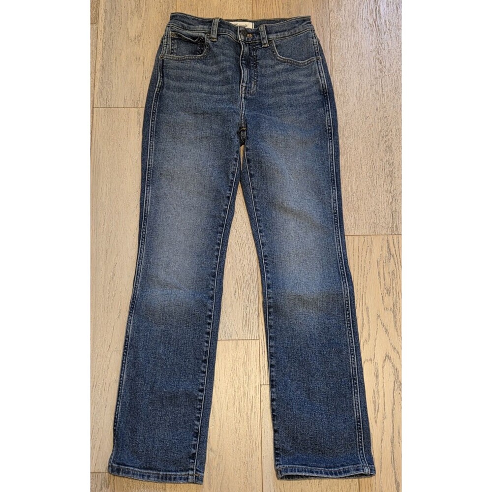 Madewell Pencil Jeans 24P Petite Concho Wash High Rise Skinny Super Stretch